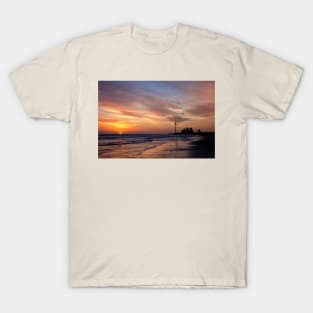 January sunrise on the beach T-Shirt